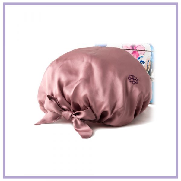CON-TURBANTE RASO DI 100% SETA