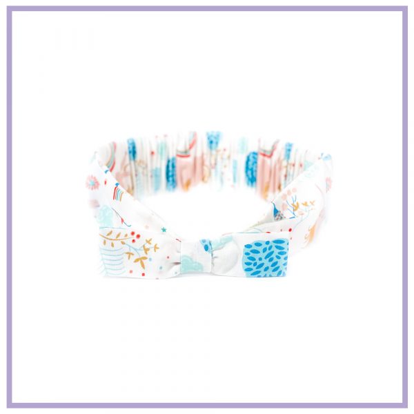 FASCIA DI RASO DI COTONE BIO,UNICORN VALLEY